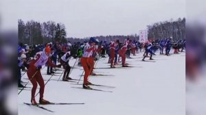 В Новосибирске прошли соревнования "Лыжня России"