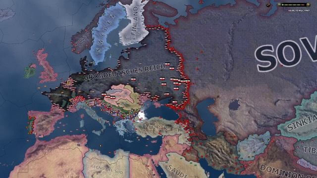If France and Britain united before ww2- Hoi4 Timelapse смотреть онлайн