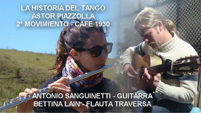 HISTORIA DEL TANGO - ANTONIO SANGUINETTI E BETTINA LEIN - CAFE 1930 смотреть онлайн