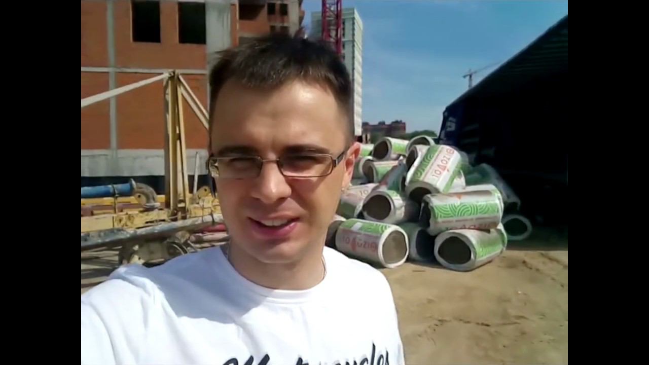Мат минераловатный базальтовый IZOVOL Mat 40 очередная поставка видео с выгрузки - газоходы жк
