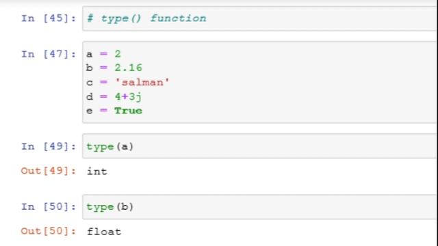 PYTHON TUTORIAL | Video-4 | type( ) function | Hindi |