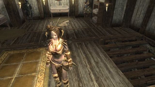 Skyrim - Female Fashion Show - Forsworn Armor