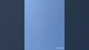 un ovni más volando cerca de mi drone hubsan zino mini SE... y pájaros territoriales.
