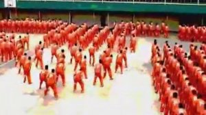 Танцующие зеки Thriller Майкл Джексон