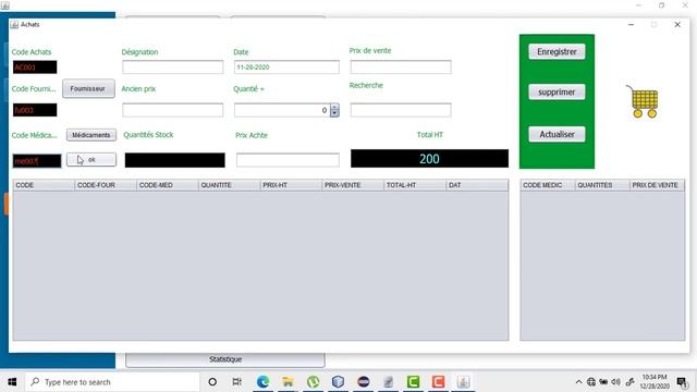 JAVA PROJET : APPLICATION GESTION PHARMACIE смотреть онлайн