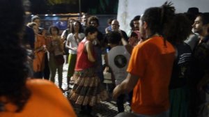 Танец Джонго на улице в Рио-де-Женейро