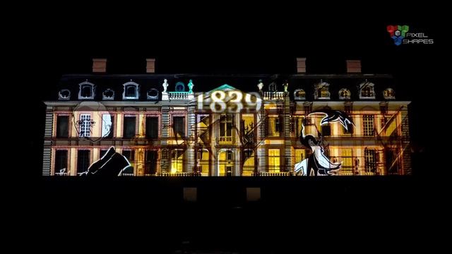 Video Mapping Domaine de Dampierre-en-Yvelines, Paris France смотреть онлайн