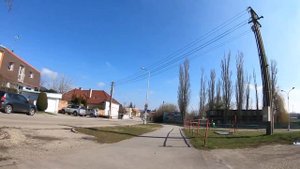Словакия. г. Комарно (Komárno). Двор Европы в Комарно. Глубинка Словакии