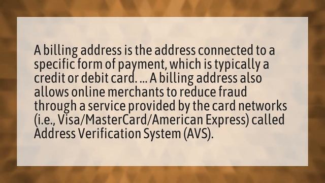 What is billing address MasterCard? смотреть онлайн
