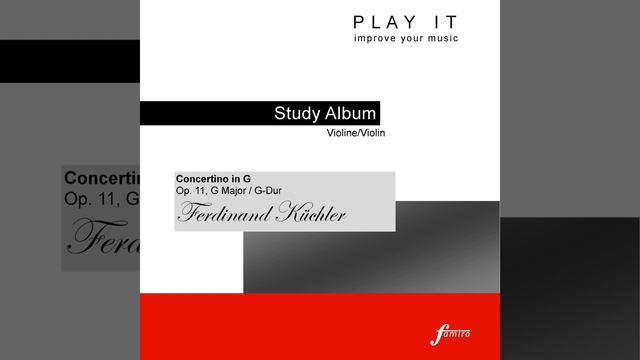 Violin Concertino in G Major, Op. 11: I. Allegro moderato (Piano Accompaniment /... смотреть онлайн