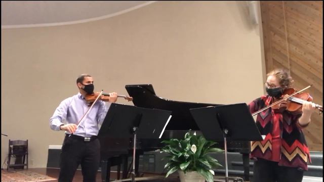 Daniel Sender & Ayn Balija - Duo for Violin and Viola, K. 424: Adagio–Allegro by Mozart смотреть онлайн