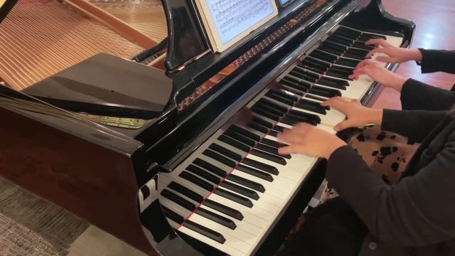 Beethoven Symphony No. 9 Mvt. 4 (excerpt) 합창 교향곡 | Piano Four Hands смотреть онлайн