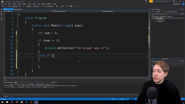 10: Conditional Statements In C# | If, Else if, Else | C# Tutorial For Beginners | C Sharp Tutorial