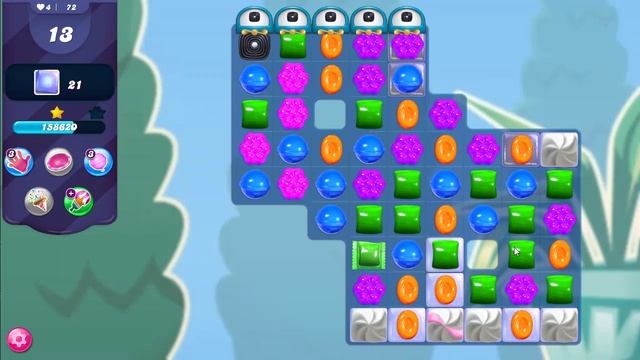 Candy Crush Saga LEVEL 72 NO BOOSTERS (new version) смотреть онлайн