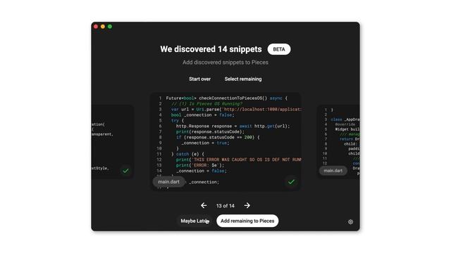 Getting Started with Code Snippets | Pieces for Developers