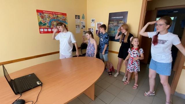 Репортаж о 16 дне городского лингвистического лагере в Дзержинском филиале