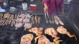 Amazing! massive food market, Cambodian food market and street food tour