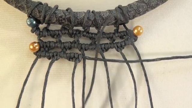 Naszyjnik makrama z koralikami w stylu boho - kurs biżuterii DIY смотреть онлайн