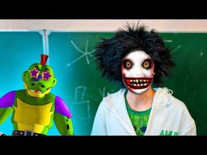 Джеф убийца наш одноклассник! Уничтожение Монти из ФНАФ 9! (Крутые детки) Cool Kids