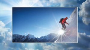 Музыкальная открытка с  Днем рождения альпинисту