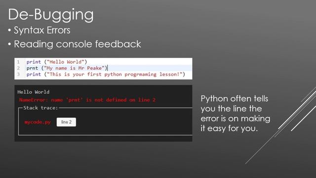 KS3 Computing Lesson 1 B Intro to python смотреть онлайн
