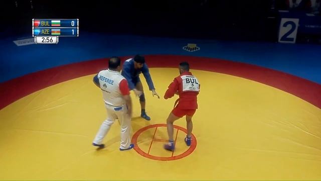 IVANOV Martin (BUL) vs HASANOV Emil (AZE). Sambo World Cup Kharlampiev Memorial 2018