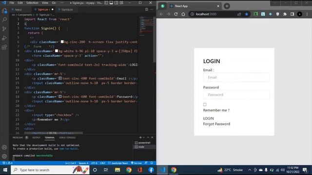 Build Responsive Effective SignIn and SignUp Page Using React Js and Tailwind CSS| React js tutoria смотреть онлайн