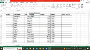 How to create Salary Sheet in MS Excel | GIT Education