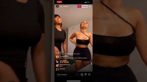 Fav_Foreign , Dream Doll & Vicky On IG Live Twerking & Drinking On Their way to