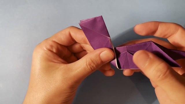 How to make an easy Origami Otter, step by step tutorial смотреть онлайн
