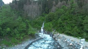 ДОМБАЙ/ущелье аманауз/чертова мельница/суфурджинский водопад/высота 3200