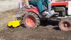 кмз 012 с фрезой от мтз 132 пробный выезд