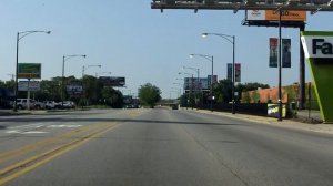 Chicago-Midway International Airport Access Road inbound