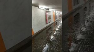 Метро Ясенево устранение последствий подтопления #затопило