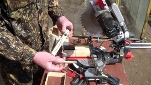Простое приспособление для торцовочной пилы