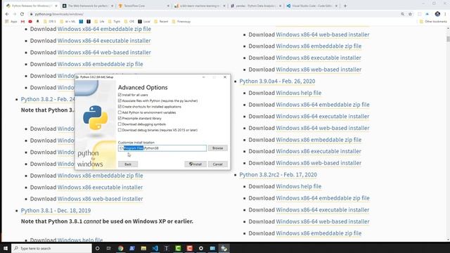 Install Python 3.8 on Windows 10 - 2 of 10 - Install Python 3.8 on Windows 10