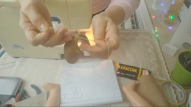 ОБУВЬ  ДЛЯ АНТИКВАРНОЙ КУКЛЫ  МАСТЕР КЛАСС