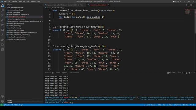 Jacobs University Programming in python Final Exam 2022 Question 05 смотреть онлайн