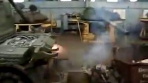 Запуск "турбинки". Танк Т-80