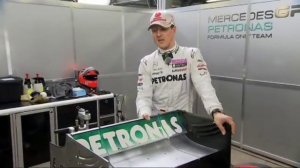 Михаэль Шумахер и его Mercedes GP W02