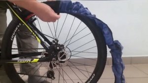 Чехол для колёс велосипеда. Как одеть? Где хранить?