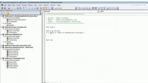 Advanced excel(vba) tutorial 13 : String functions INSTR, INSTRREV, LEFT, MID, RIGHT, STRCOMP..