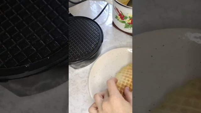 ВАФЛИ в вафельнице.Самые вкусные которую ели в детстве.