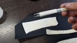 Перетяжка ручки ручника в натуральную кожу.