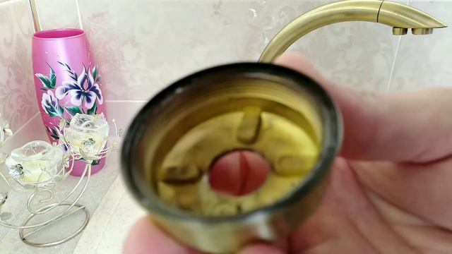 Как заменить кран буксу крана Zorg со стороны фильтра