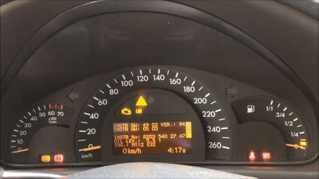 Скрытое сервисное меню Mercedes C-Class W203 и отключение системы стабилизации смотреть онлайн