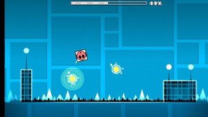 Geometry Dash прохождение 3 level Polargeist