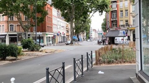 France 4K 60fps. Flanders city of Lille.