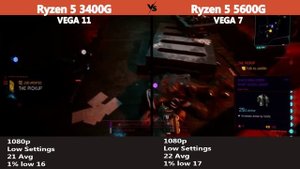 Ryzen 5 3400G vs 5600G Gaming Benchmark Test (2022) | #radeon vega11 vs vega7 | @StealthGamerSG