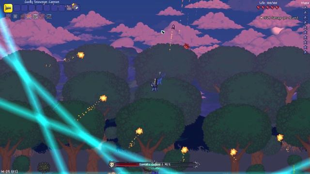 TERRARIA ETERNITY MODE NO-HIT - Lunatic Cultist смотреть онлайн